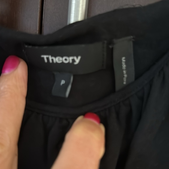 Theory black short sleeve sheath dress - Picture 2 of 8